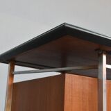 Desk rosewood and chrome 1960s