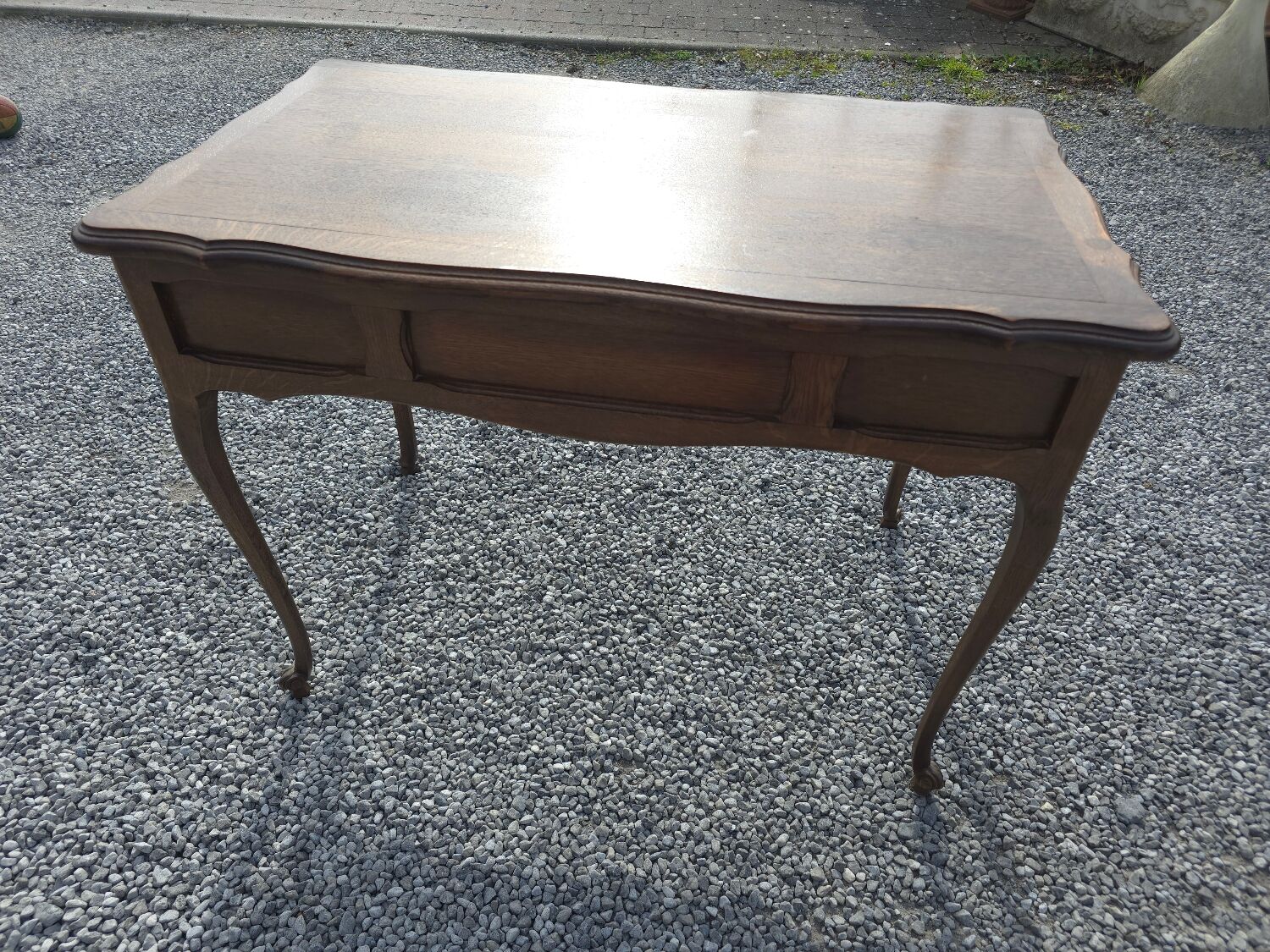 Louis XV style desk in oak