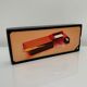 Office organizer pencil pot Facetta vintage plastic orange design