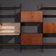 Vintage design wall shelf produced by Holz-pfel