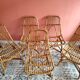 Chaises vintage en rotin
