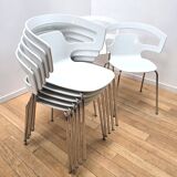 Suite of 8 Segesta 500 chairs, Alias
