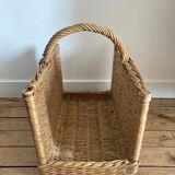 Wicker rattan pan