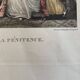 Gravure couleur / A. Legrand / La Pénitence