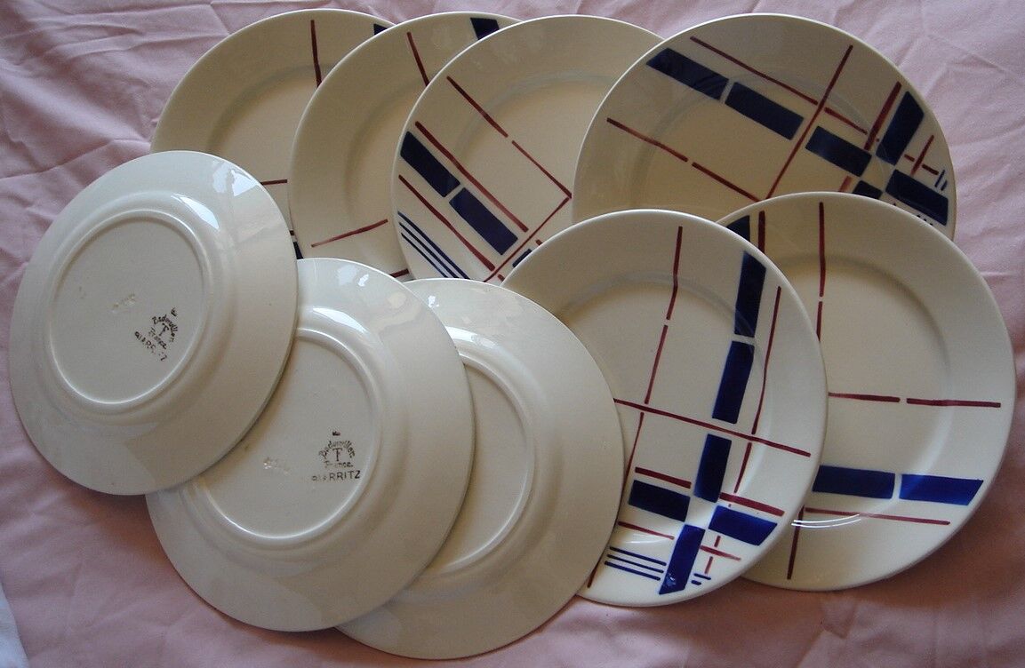 Badonviller tableware set collection Biarritz 1900