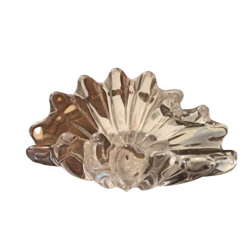 Moulded crystal bowl – 1950s style