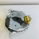 Amber glass Bubble wall light in the style of Helena Tynell, snail model. 60s.