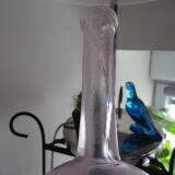 Vase gourde pâte de verre dégagé à l'acide signé bendor