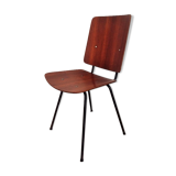 Vintage metal chair and teak