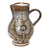 Ceramic jug by André L'Helguen for Keraluc Quimper