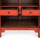 Antique Chinese Red Lacquer Cabinet – Traditional Wedding-Style Cupboard