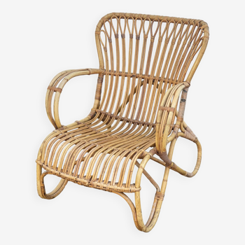 Vintage Belle 8 Rattan ArmChair