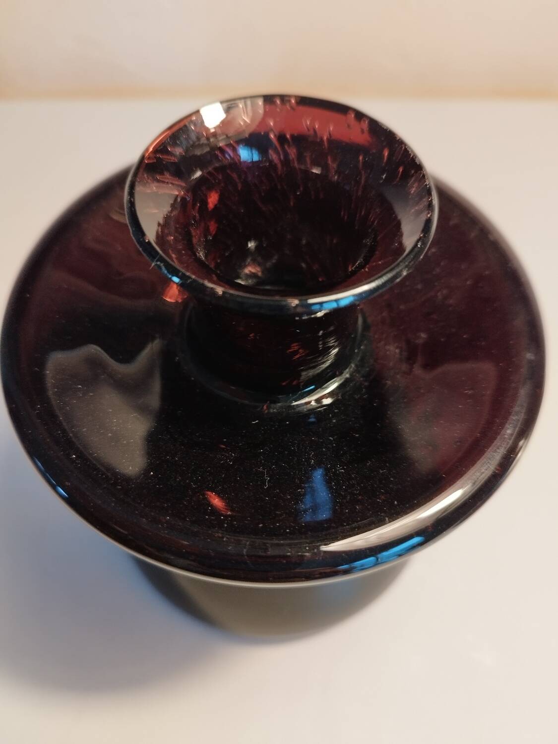 Biot bubble glass candle holder