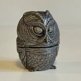 Pewter Owl Box by Etienne Sergent FRANCE