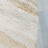 Travertine dining table design Jean-Charles Roche Bobois vintage 70s