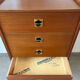 Vintage teak chest of drawers/commode