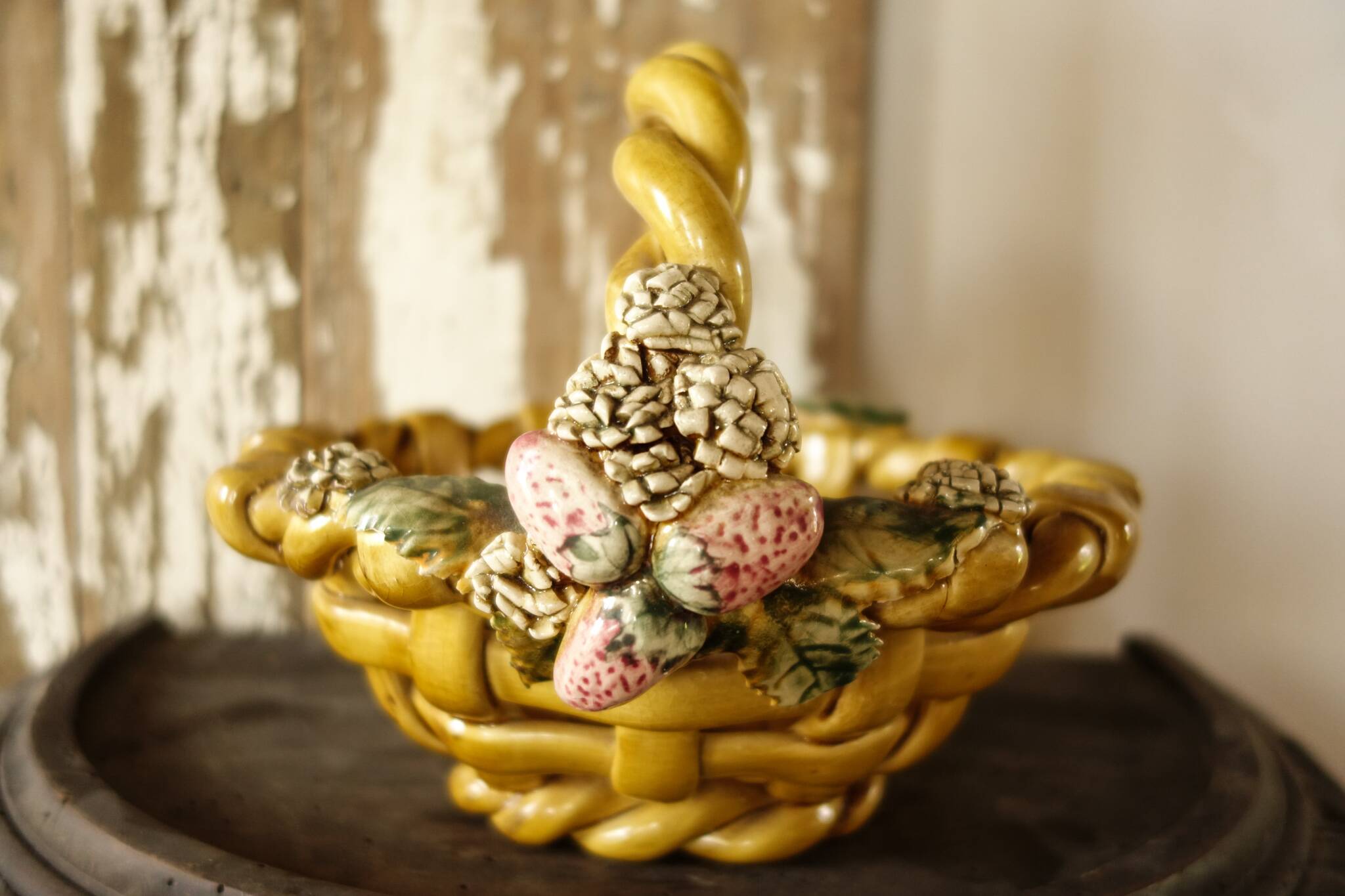 Slush fruit basket from the 1950s.