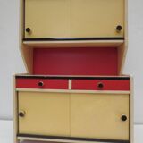 Old toy, vintage kitchen buffet