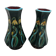 Pair of Vases of Orchies with decorations of Lys