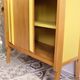 Vintage writing desk with canning doors