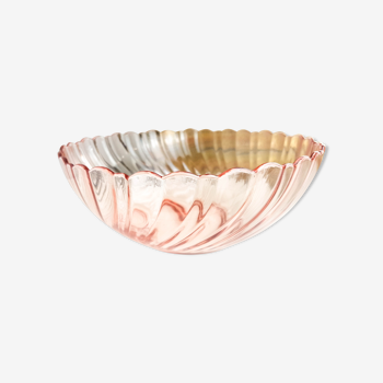 Glass bowl pink depression "Rosaline" Arcoroc de Luminarc