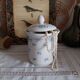 Large English earthenware pot by Laura & Ashley