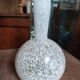 Blown glass pot vase clichy white soliflore dpc 1123416