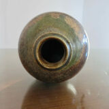 Glazed glazed sandstone soliflore vase 1960