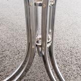 Table en verre vintage