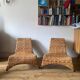 Maso armchairs, Maria Vinka woven rattan armchairs for Ikea