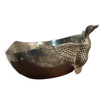 Duck metal bowl