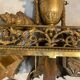 Pair of bronze Napoleon III andirons