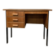 Vintage Look Wooden Desk Retro Design 1950 1960