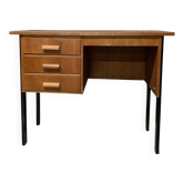 Bureau en Bois Look Vintage Design Rétro 1950 1960