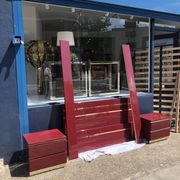 Eric Maville Acrylic Brass Burgundy Double Bed only 1970s
