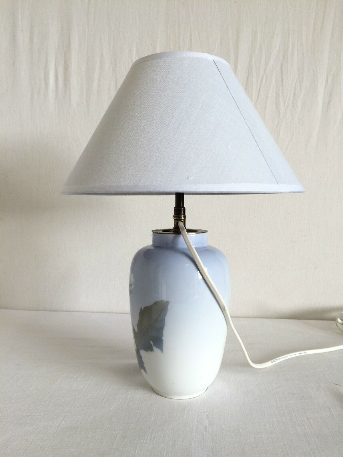 Royal Copenhage porcelain lamp