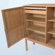 Kurt Ostervig high cabinet in oak A/S Randers Denmark 1960