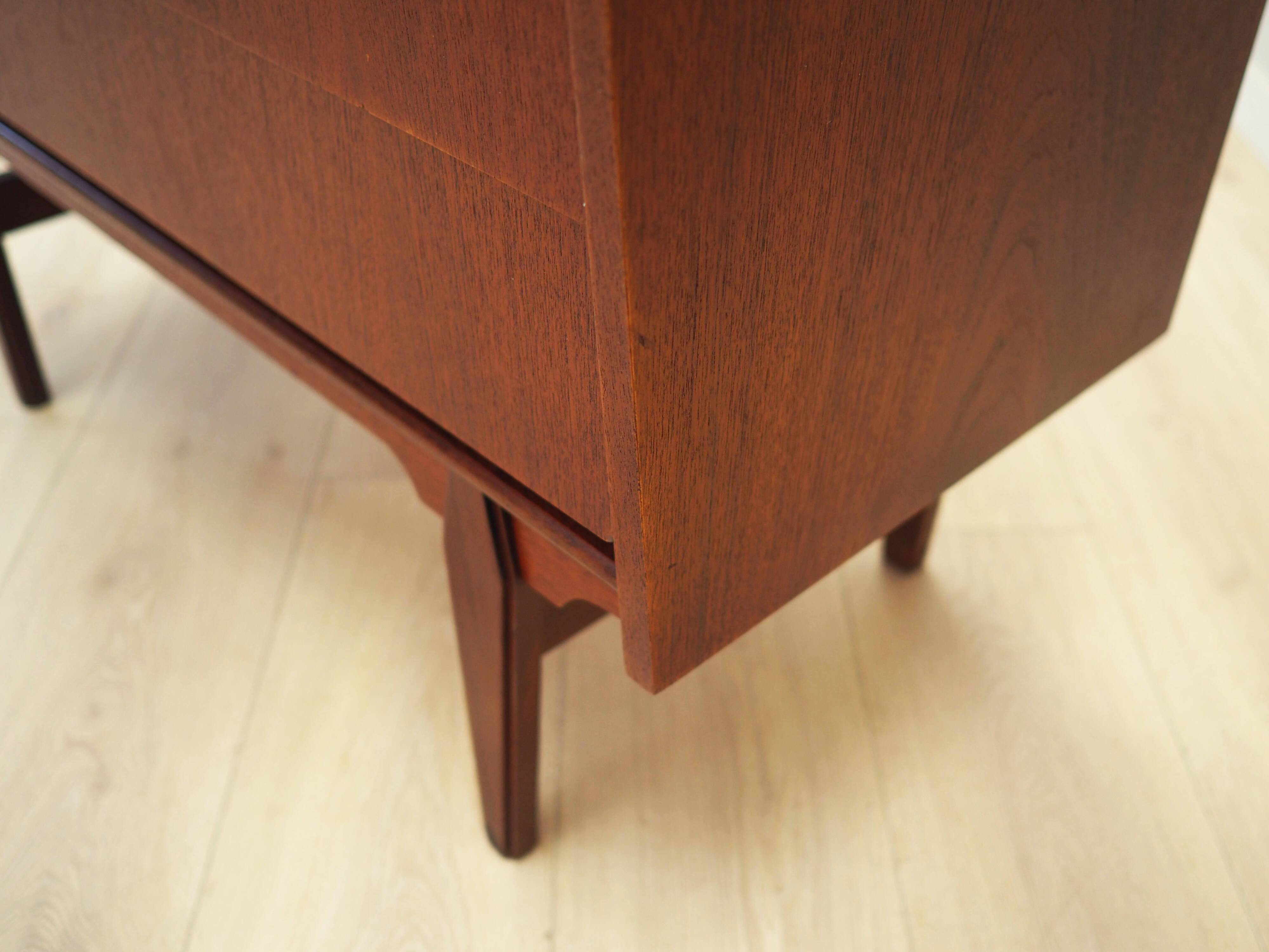 Teak secretary, Danish design, 1970s, production: Denmark