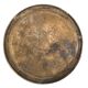 Ashtray old gilded brass