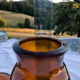 Vintage glass jar / spice jar
