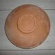 Hand decorated terracotta plate