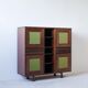 Angelo Cabinet en acajou, Mangiarotti pour Sorgente dei Mobili, Italie, années 1960