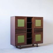 Angelo Mangiarotti for Sorgente dei Mobili | Mahogany cabinet, Italy, 1960s