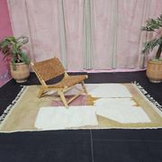 Authentic natural wool Moroccan rug 150/250 cm