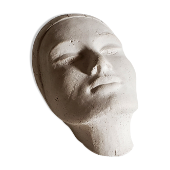 Plaster art-deco woman's head