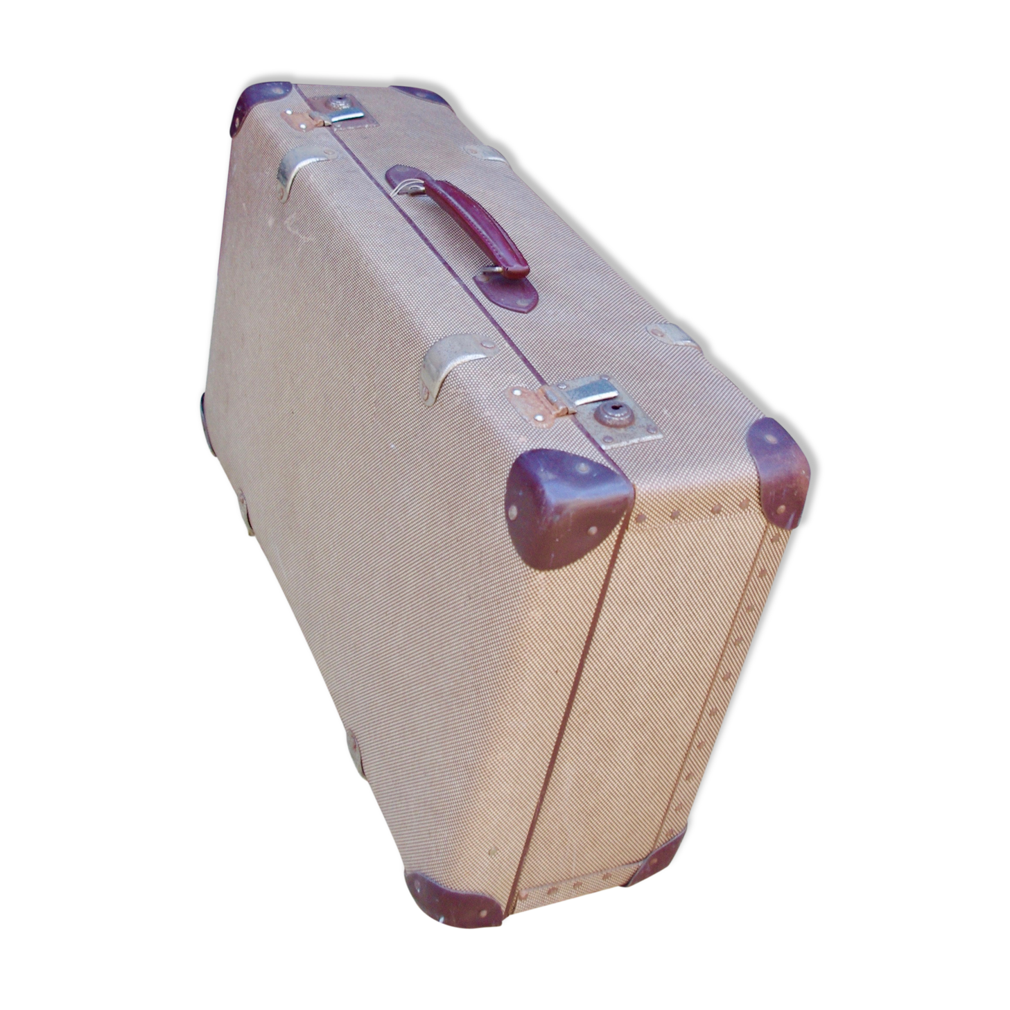 50s cardboard suitcase