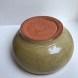 Ceramic bowl / glazed pottery signed 60s-70s
