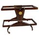 Vintage Side Table in Dark Brown Beech, 1950s