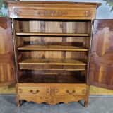 Small Louis XV cherry wood low cabinet
