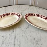 Duo of raviers Badonviller model "Barbizon" 30s